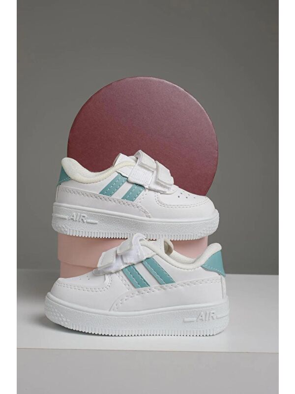 Ezra Air Kalın Taban Bantlı Unisex Bebek Çocuk Sneaker - Görsel 2