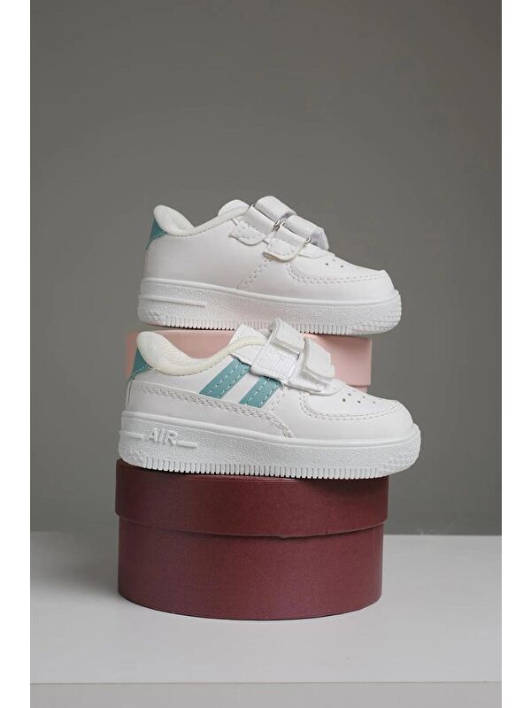Ezra Air Kalın Taban Bantlı Unisex Bebek Çocuk Sneaker - Görsel 3
