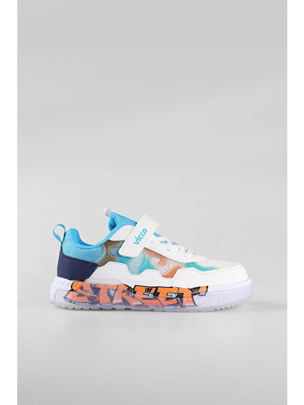 Bita Hafif Erkek Çocuk Mavi Sneaker - Görsel 2