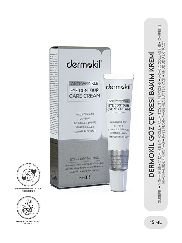 Dermokil Kırışıklık Karşıtı Göz Çevresi Bakım Kremi 15 ml