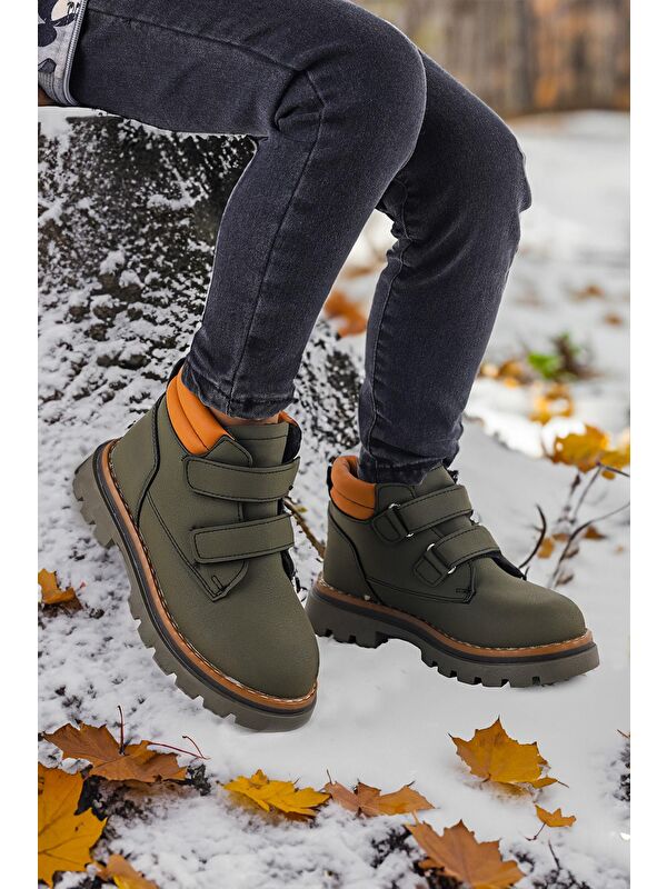 Cırtlı Erkek Çocuk Bot Ayakkabı Arz 3340 - Görsel 4