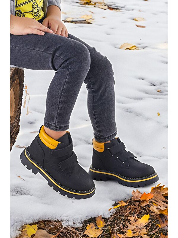 Cırtlı Erkek Çocuk Bot Ayakkabı Arz 3340 - Görsel 4