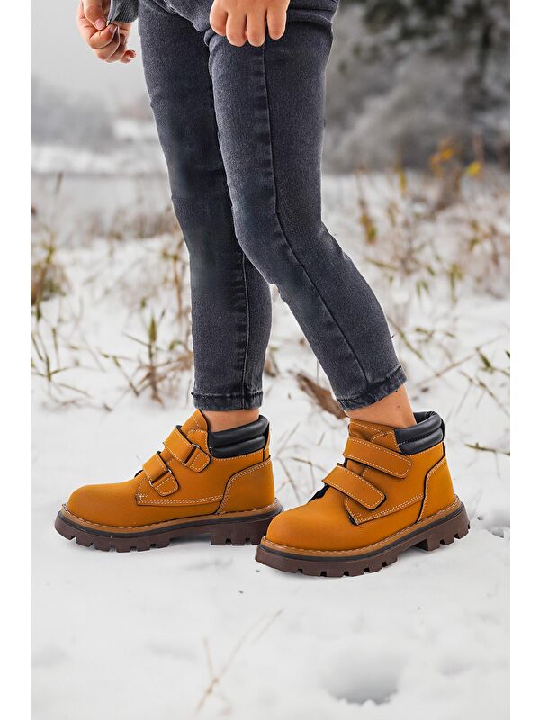 Cırtlı Erkek Çocuk Bot Ayakkabı Arz 3340 - Görsel 3