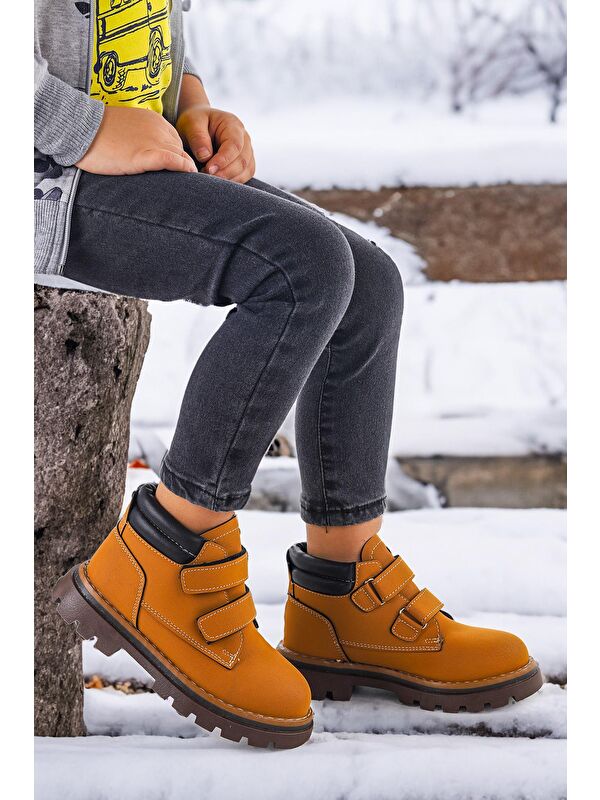 Cırtlı Erkek Çocuk Bot Ayakkabı Arz 3340 - Görsel 4