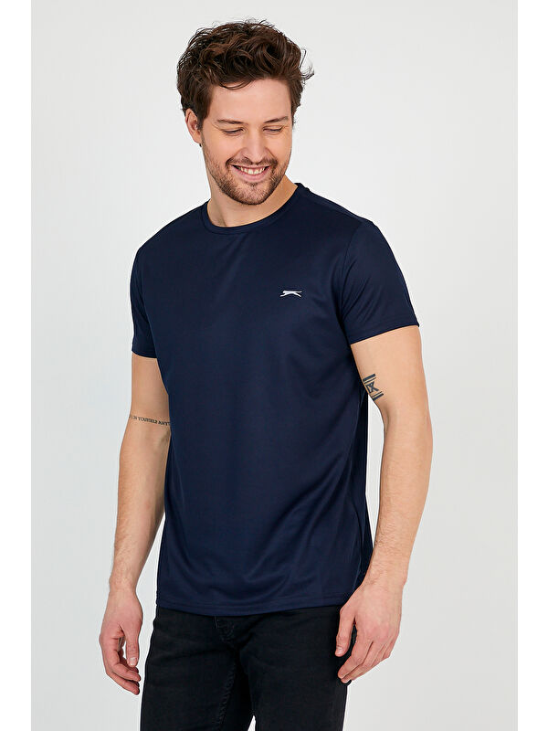 SLAZENGER REPUBLIC Erkek Tişört Lacivert