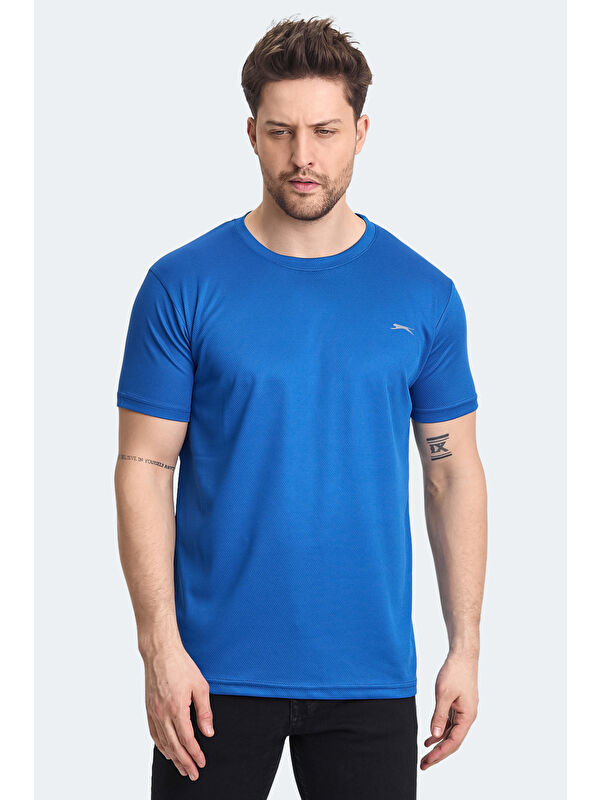 SLAZENGER REPUBLIC Erkek Tişört Saks Mavi