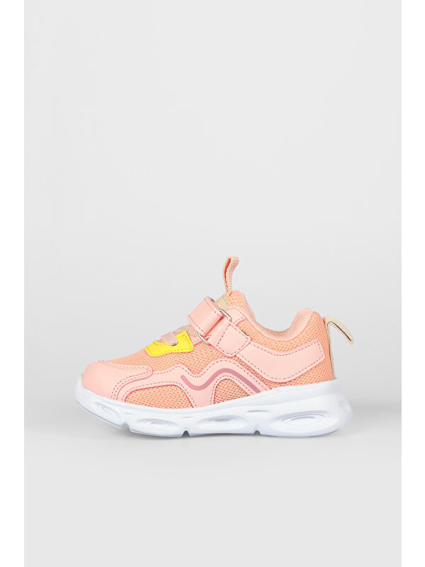 Rony Işıklı Kız Okul Öncesi Pudra Spor Ayakkabı - Görsel 3