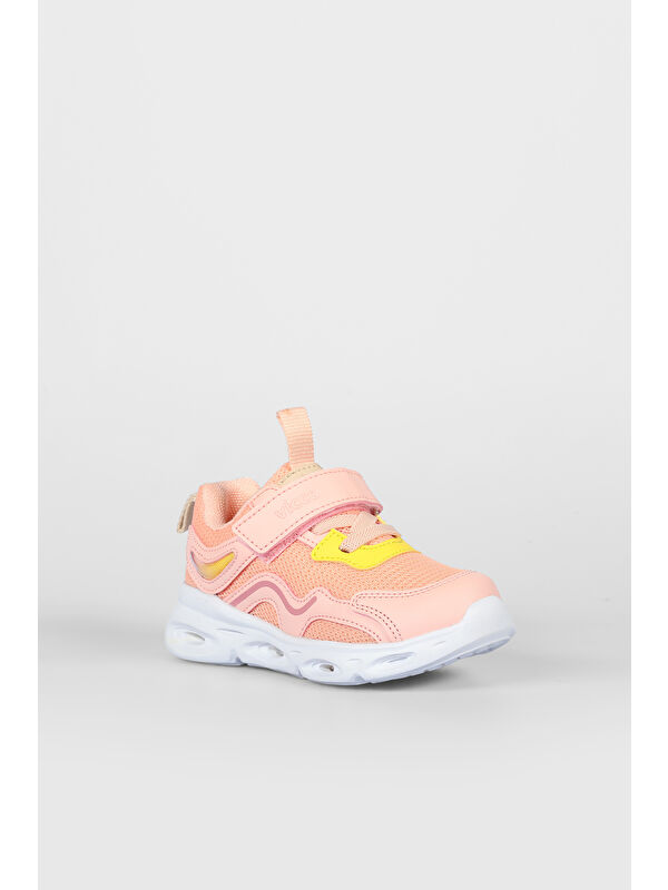Rony Işıklı Kız Okul Öncesi Pudra Spor Ayakkabı - Görsel 4