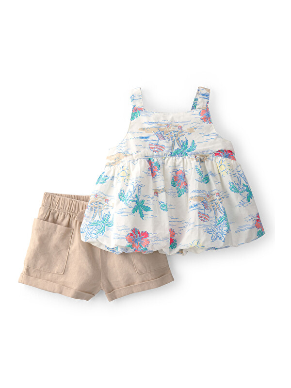 Carter's Kız Bebek Alt Üst Set 3 Ay-24 Ay Çok Renkli