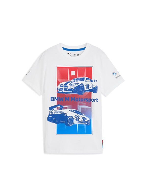Puma BMW M Motorsport KIDS Block Genç Tişört