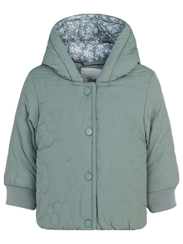 Civil Baby Çiçek Kapitone 6-18 Ay Mont - Yeşil 18-24 Ay