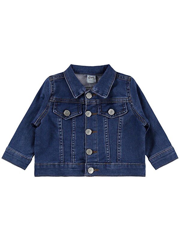 Civil Baby Basic 9-18 Ay Ceket - Mavi 18-24 Ay