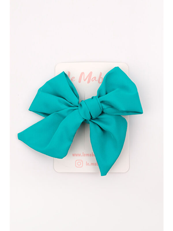 Le Mabelle Mint Parlak Fiyonk Kız Çocuk Klips Toka