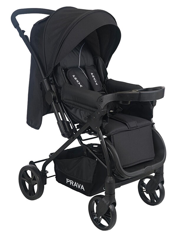 Prava Comfort Plus Çift Yönlü Bebek Arabası - Siyah
