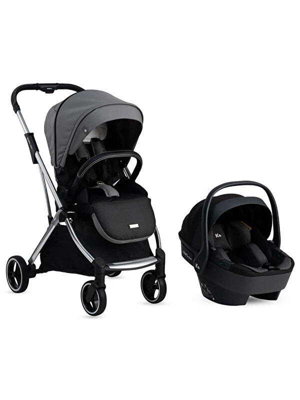 Kraft Slide Travel Sistem Bebek Arabası - Gri