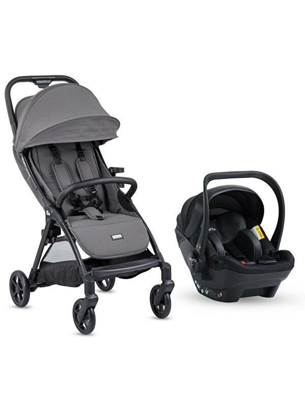 Kraft York Plus Travel Sistem Bebek Arabası - Gri