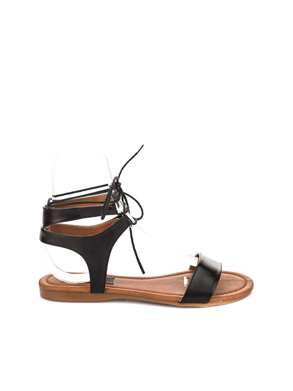 Siyah Kadın Sandalet B548397509 - Görsel 3