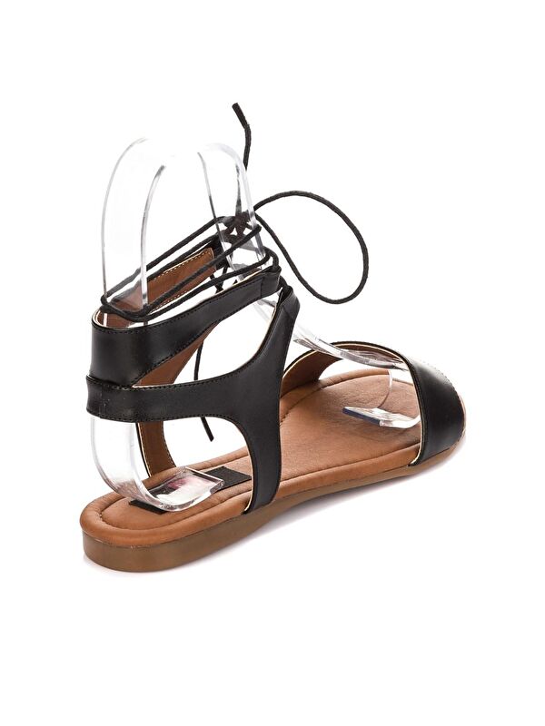 Siyah Kadın Sandalet B548397509 - Görsel 5