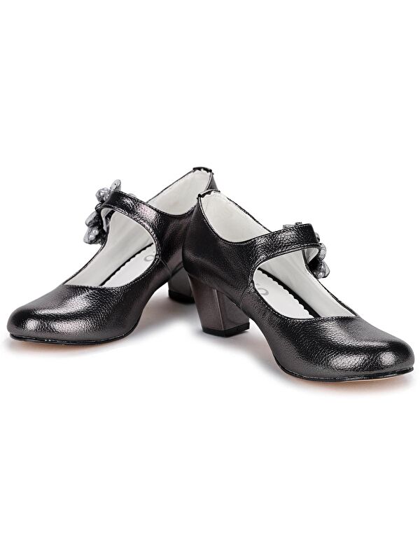 Angelina Vakko Günlük Kız Çocuk 4 Cm Topuklu Abiye Ayakkabı - Görsel 3