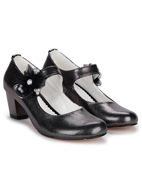 Angelina Vakko Günlük Kız Çocuk 4 Cm Topuklu Abiye Ayakkabı - Görsel 4