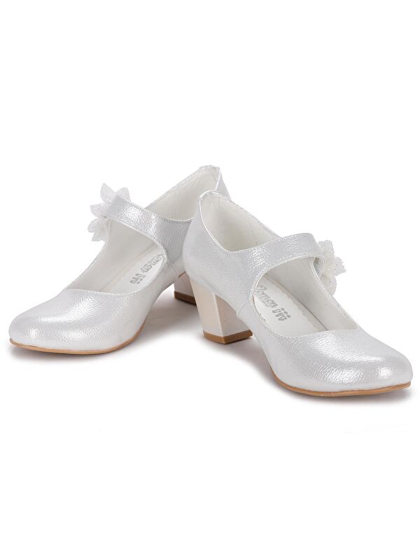 Angelina Vakko Günlük Kız Çocuk 4 Cm Topuklu Abiye Ayakkabı - Görsel 3