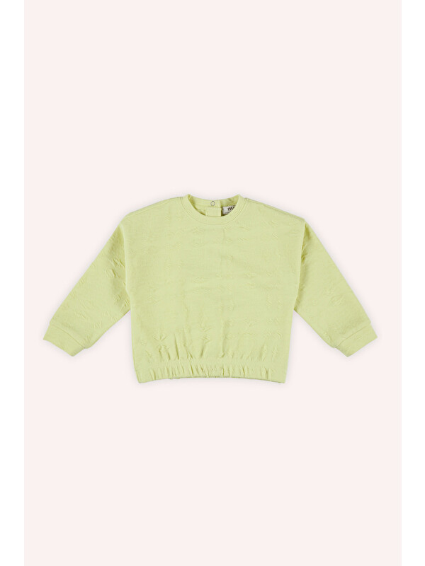 Panço Kız Bebek Yeşil Sweatshirt
