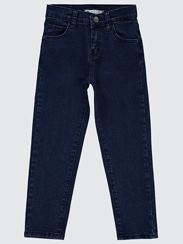 Civil Boys Erkek Çocuk Jean Pantolon 10-13 Yaş Koyu Mavi