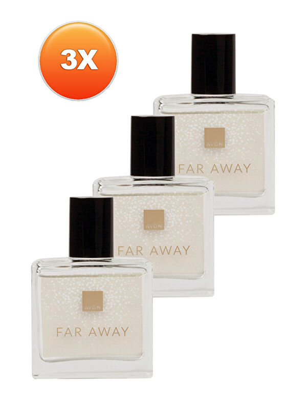 AVON Far Away Kadın Parfüm Edp 30 Ml. Üçlü Set