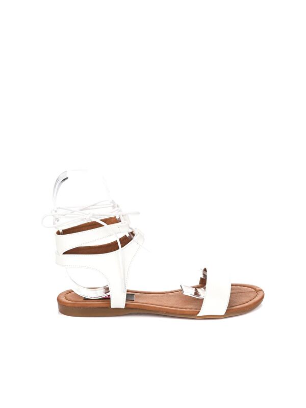 Beyaz Kadın Sandalet B548397509 - Görsel 3