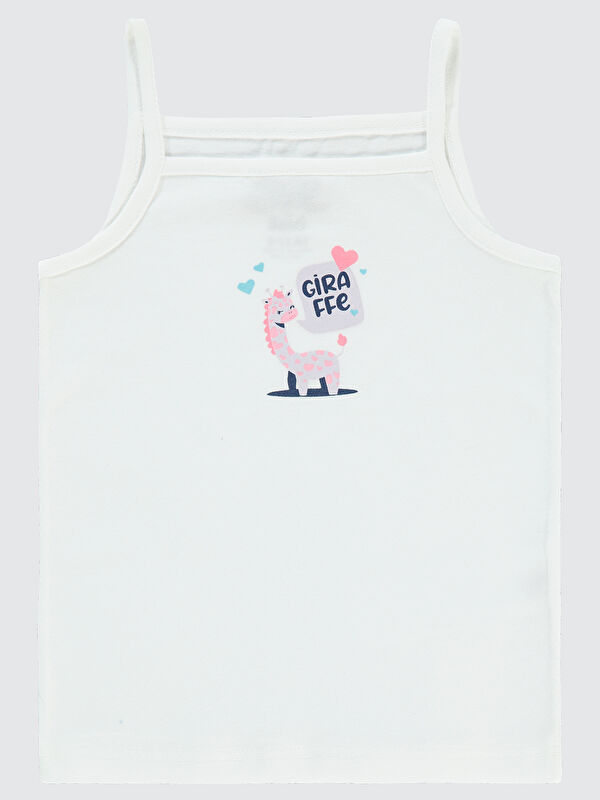 Civil Baby Kız Bebek Atlet 9-18 Ay Ekru