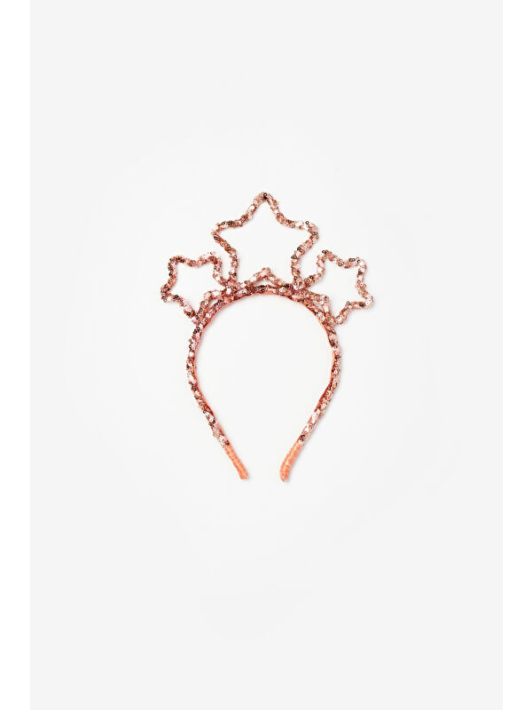 Le Mabelle Rose Pullu Yıldızlı Kız Çocuk Taç