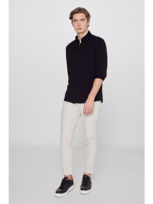 Lee Regular Fit Normal Kesim Normal Bel Dar Paça 5 Cep Casual Bej Pantolon