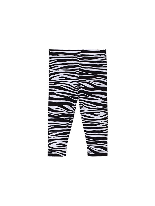 Lovetti Kız Çocuk Zebra Desen Kapri