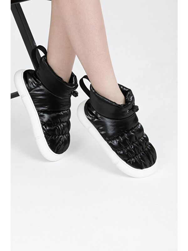 Kalın Taban Kadın Ev Botu - Görsel 4