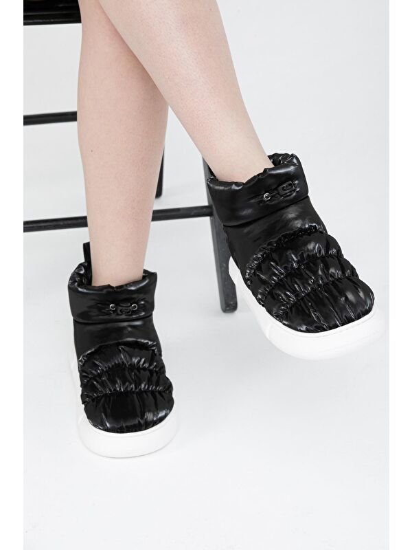 Kalın Taban Kadın Ev Botu - Görsel 5