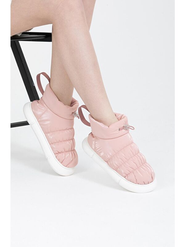 Kalın Taban Kadın Ev Botu - Görsel 6