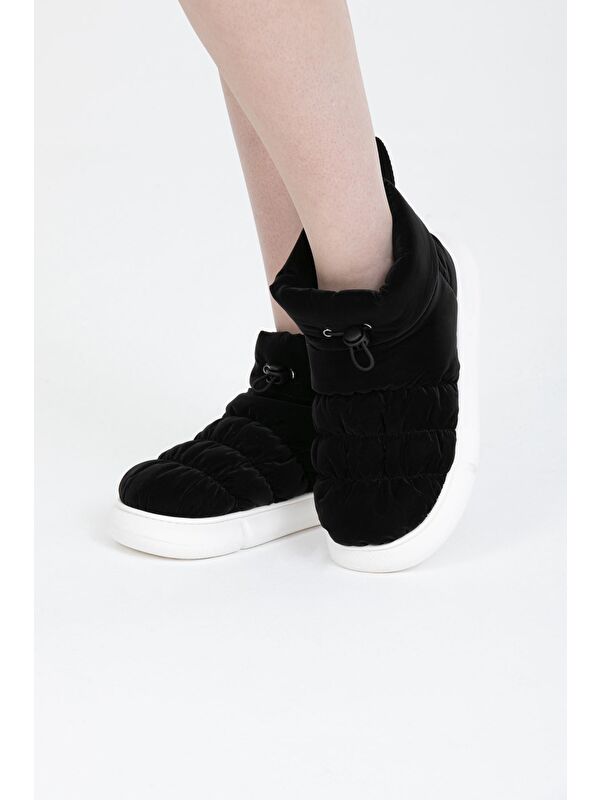 Kalın Taban Kadın Ev Botu - Görsel 4