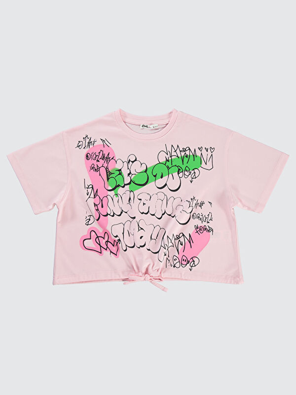 Civil Girls Kız Çocuk Tişört 10-13 Yaş Açık-Pembe
