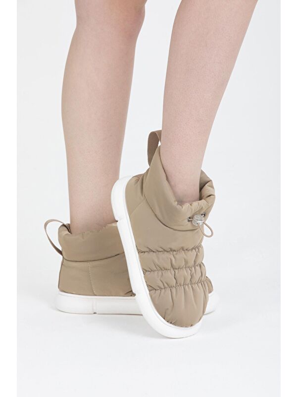 Kalın Taban Kadın Ev Botu - Görsel 5