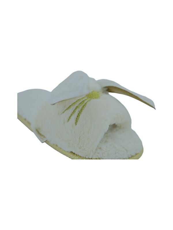 TINY - Kedi Kulağı Figürlü Kadın Terlik - Görsel 4