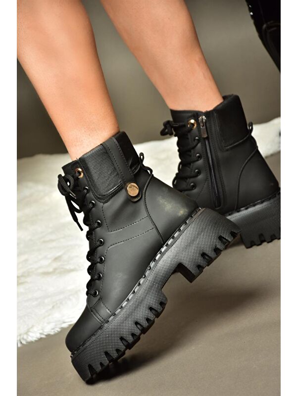 R9739701 Siyah Kadın Bot - Görsel 6