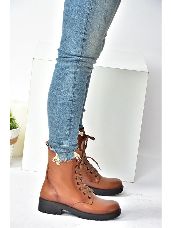 Fox Shoes Kahverengi Fox Shoes Taba N5554001 Kadın Bot