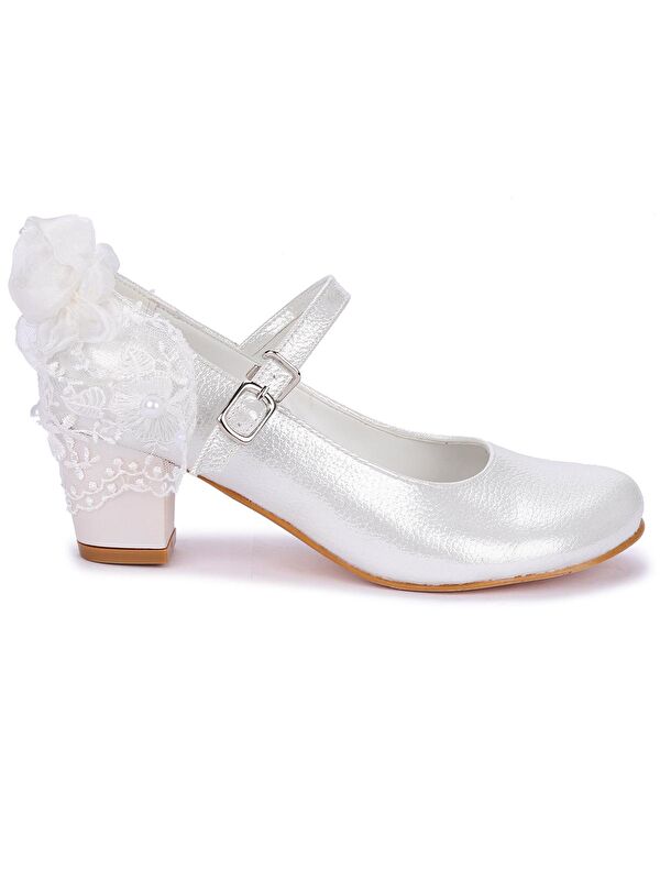 Cara Vakko Günlük Kız Çocuk 4 Cm Topuklu Abiye Ayakkabı - Görsel 6