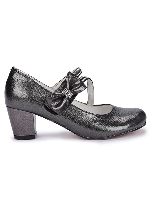 Aisha Vakko Günlük Kız Çocuk 4 Cm Topuklu Abiye Ayakkabı - Görsel 6