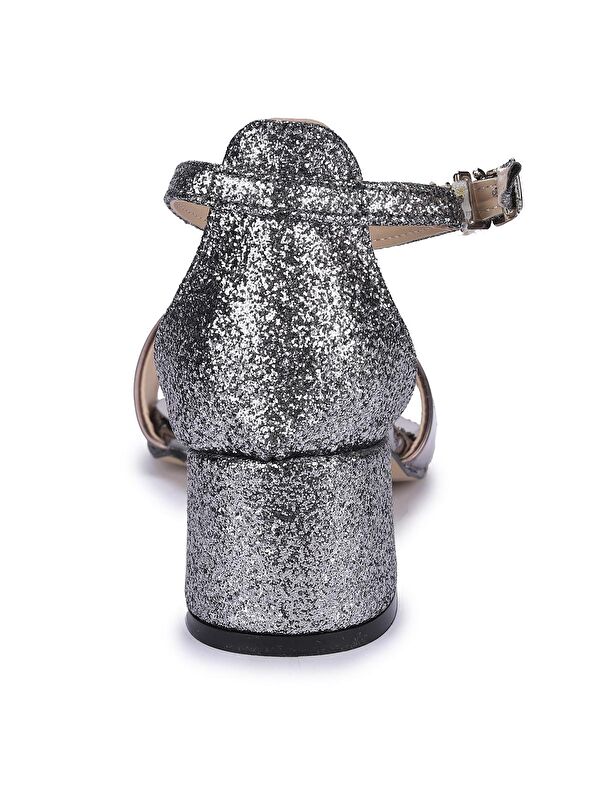 Sheila Ayna Kum Günlük Kız Çocuk 3 Cm Topuklu Sandalet Abiye Ayakkabı - Görsel 6