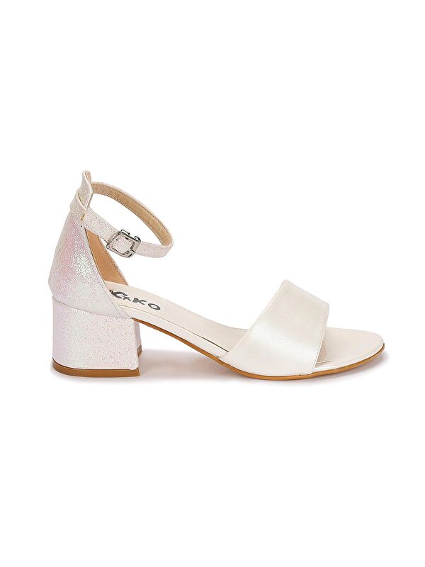 Kız Çocuk 4 Cm Topuklu Sandalet - Görsel 5