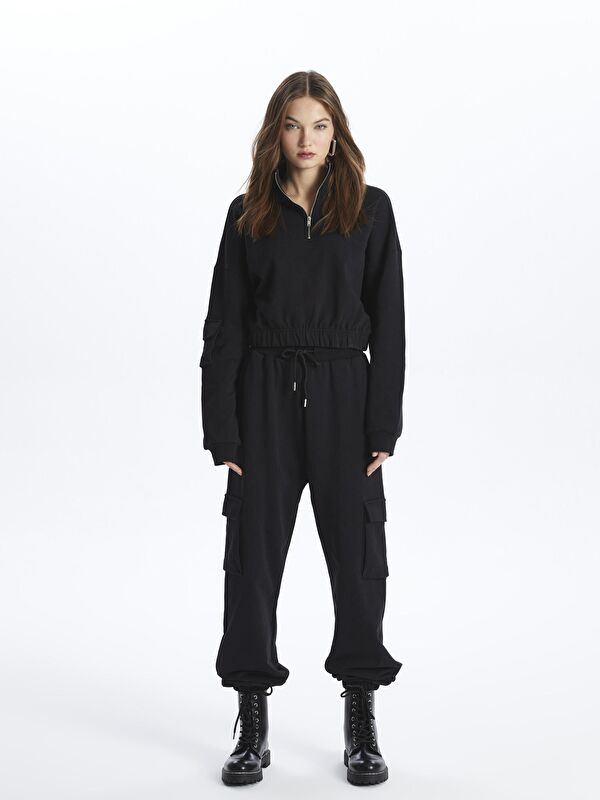 Dexia New Jersey - Cepli Joggger Pantolon - Siyah Renk