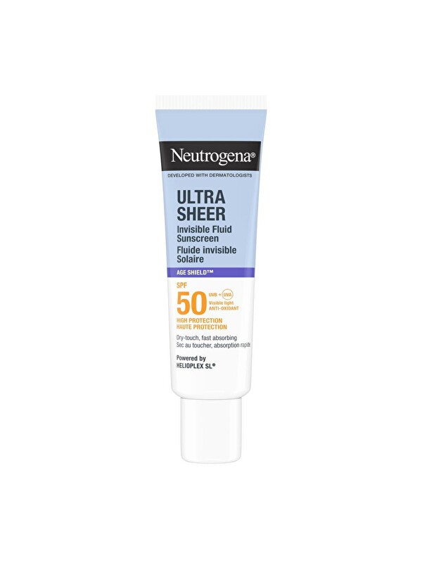 Neutrogena Ultra Sheer Age Shield Fluid SPF50 Yüz Güneş Koruyucu, 50 ml