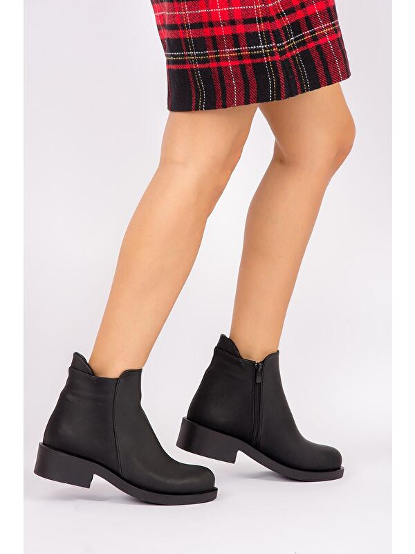 G674120409 Siyah Kadın Bot - Görsel 3