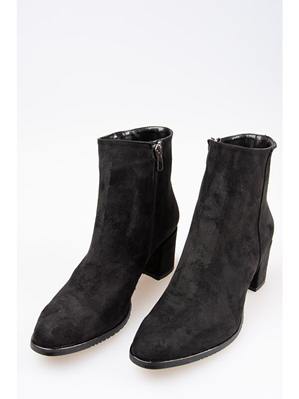 G654013102 Siyah Kadın Bot - Görsel 4